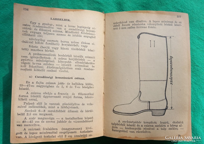 Pocket book of the Hungarian Royal Gendarmerie 1937