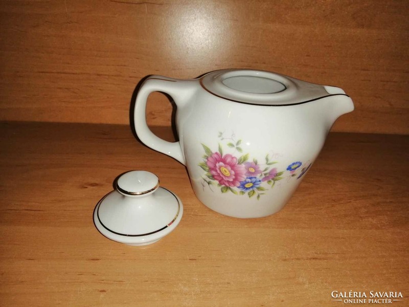 Hollóháza porcelain Hajnalka pattern seherezade coffee maker spout for 4 people (26/d)