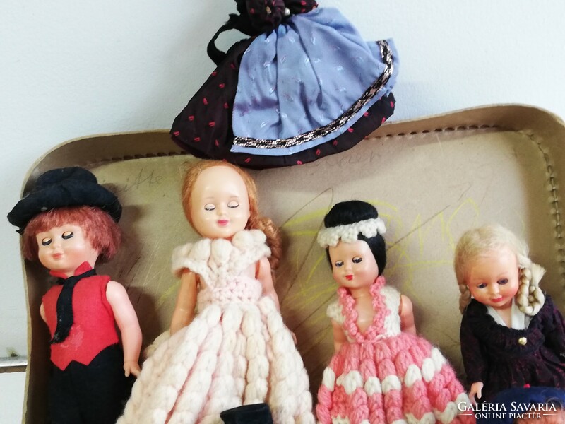 Porcelain doll collection retro vintage dolls