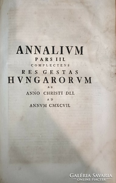 1 Ft-ról indul! 1761-es 3:1-ben!! ANALLES VETERES HUNNORUM AVARUM!  Hun-magyar-avar folytonosság!