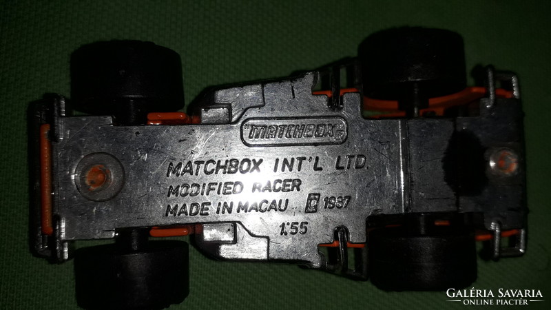 1987. MATCHBOX - MACAU - MODIFIED RACER - 1:55 méretű fém kisautó GYŰJTŐI a képek szerint