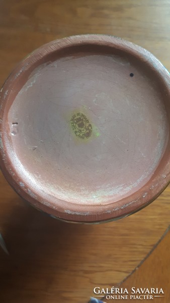 Zsolnay eozin, pipacsos vázák (7509) párban!