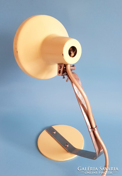 Retro metal table lamp with a special design