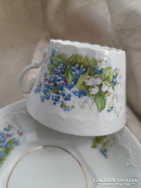 Large teacup with saucer