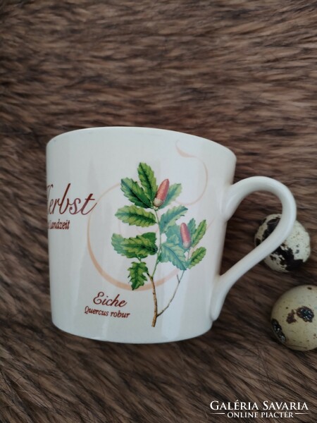 Herbál - angol kerámia csésze / a természet jegyében