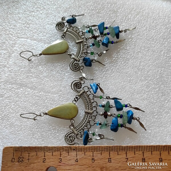 Peruvian mineral earrings