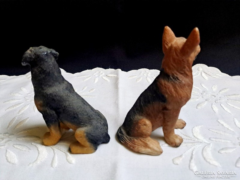 2 very cute and special dog statues