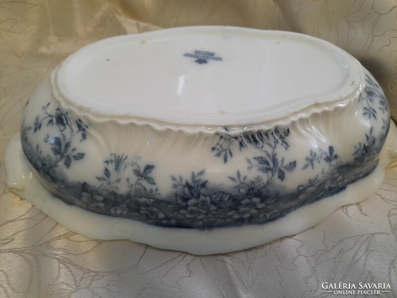 Antique English bowl with lid