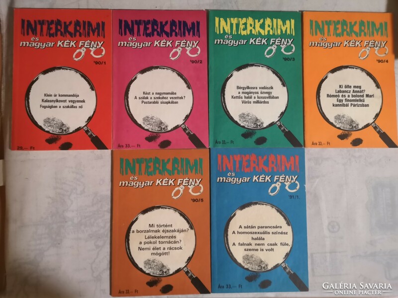 Interkrimi és magyar kék fény '90/1-5, '91/1