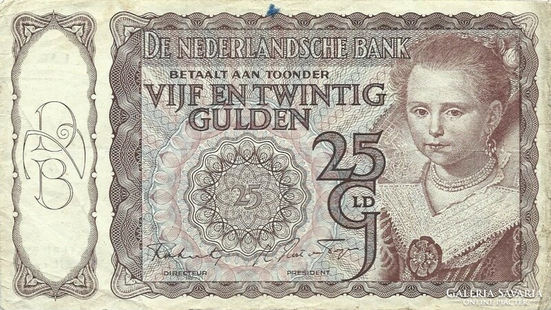 25 gulden 1944 Hollandia Ritka