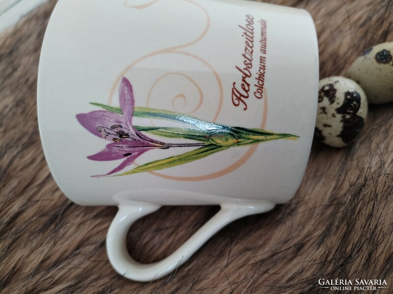 Herbal - English ceramic cup / in the spirit of nature
