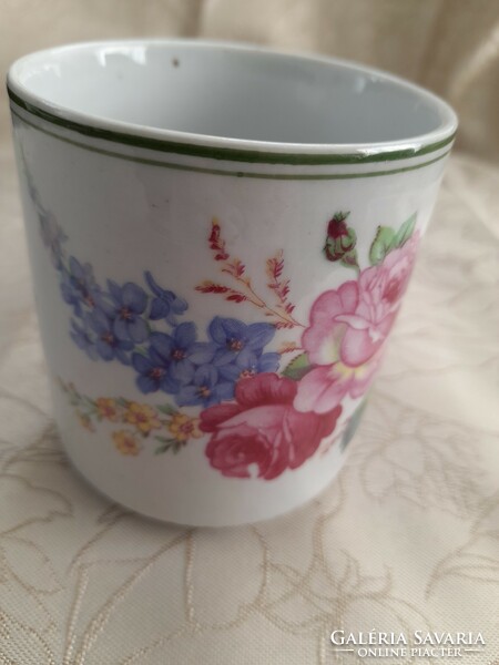 Zsolnay rose mug