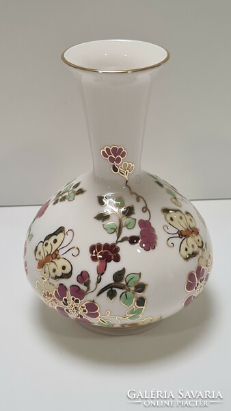 Zsolnay butterfly vase 15 cm #1878