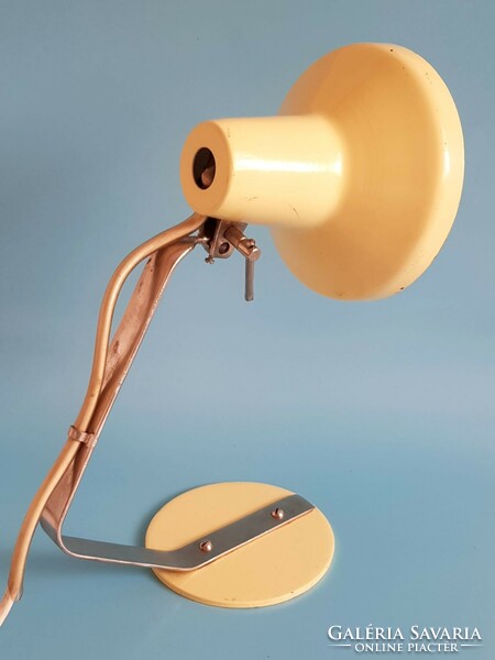 Retro metal table lamp with a special design
