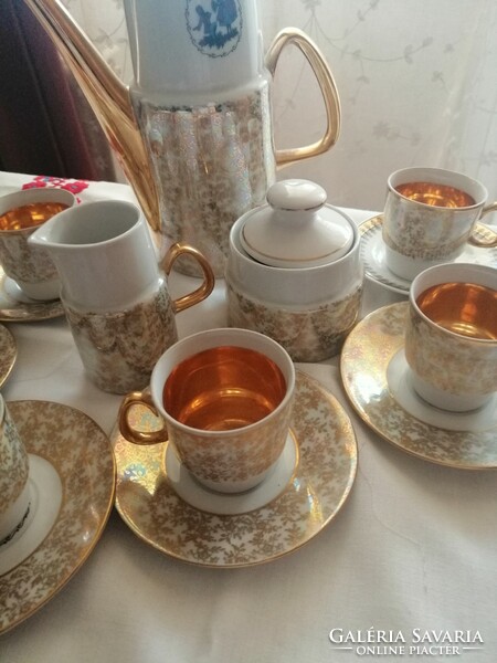 Czechoslovakian collector's coffee set