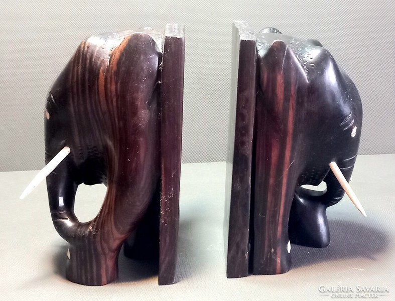 Elephant bookend in pairs, negotiable art deco design