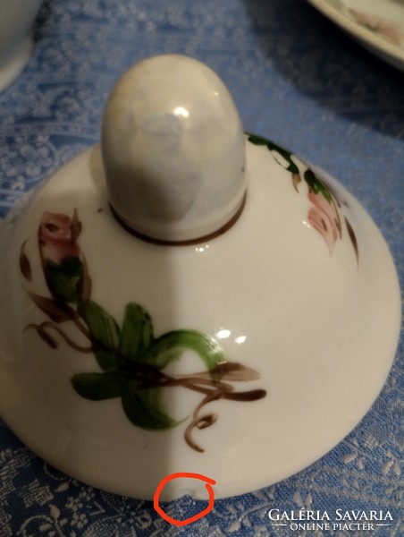 Szovjet Orosz Baranovka porcelán teás készlet