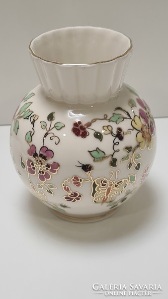 Zsolnay Pillangós Rakott szélű Váza #1877