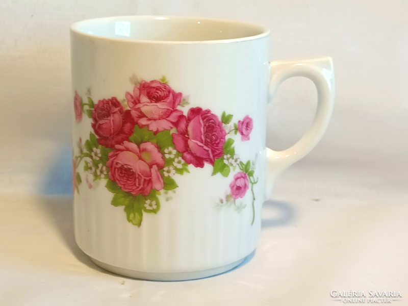 Zsolnay rose mug
