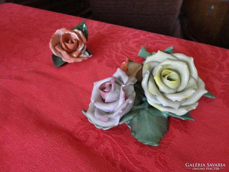 Herend porcelain roses