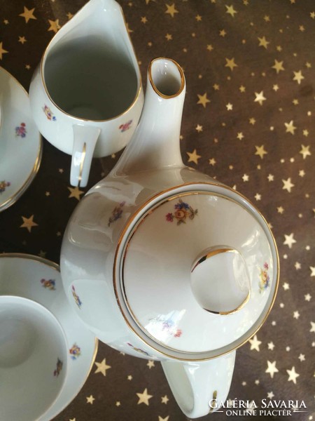 Jarolina porcelán kávéskészlet hiányos