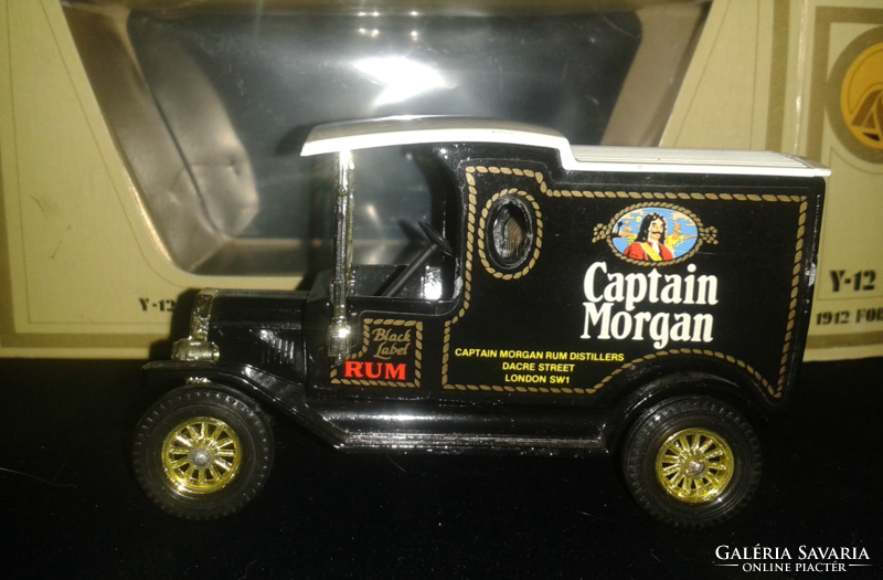 Matchbox Y-12 1912 Ford Modell T "Captain Morgan" - Made in England (1978) - dobozban