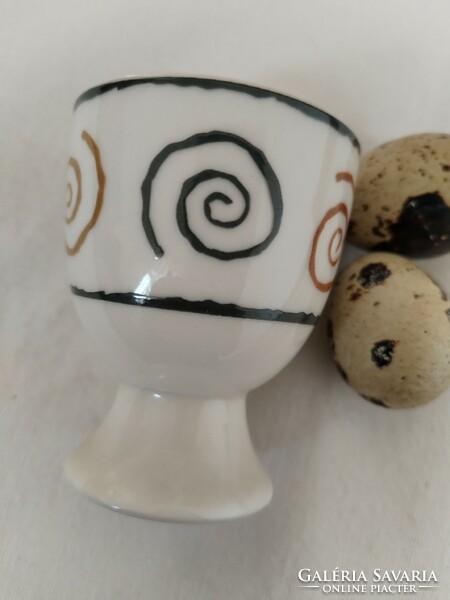 Porcelain, egg holder - folk style