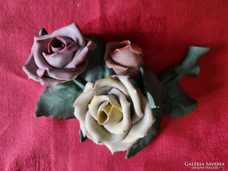 Herend porcelain roses