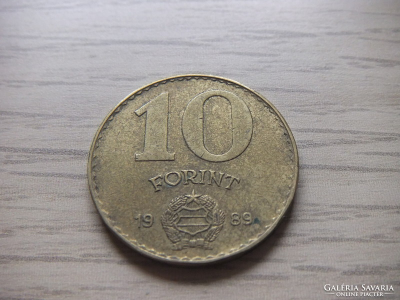 10   Forint    1989   Magyarország