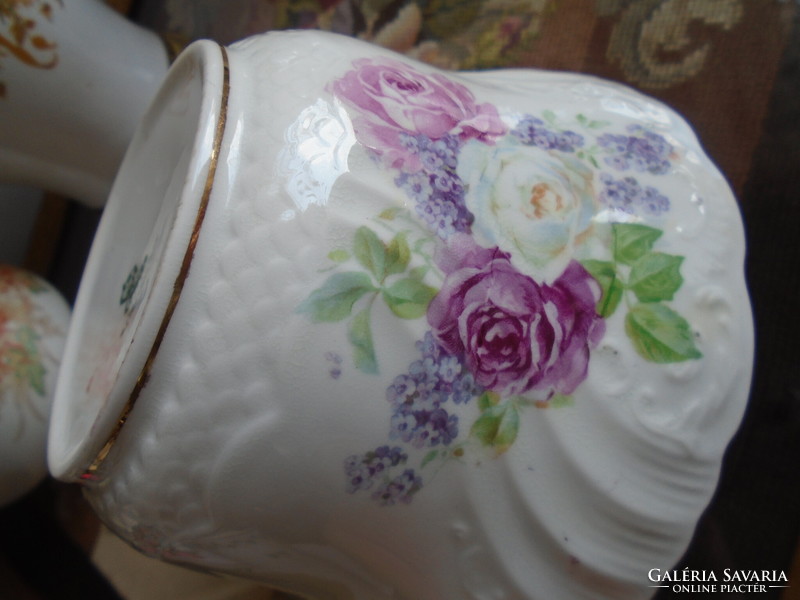 Antique English Paragon porcelain pot.