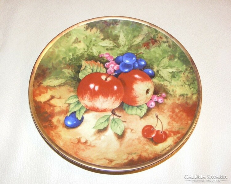 Bavaria fruit porcelain wall plate
