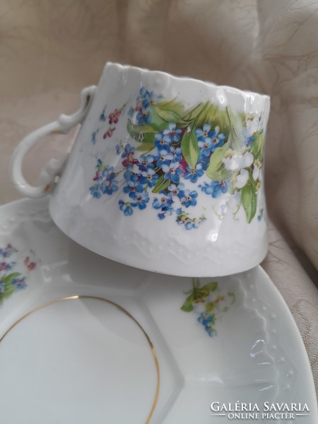 Large teacup with saucer