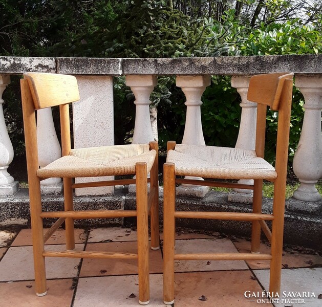Børge mogensen j39 fredericia Danish midcentury chair in a pair / vintage design