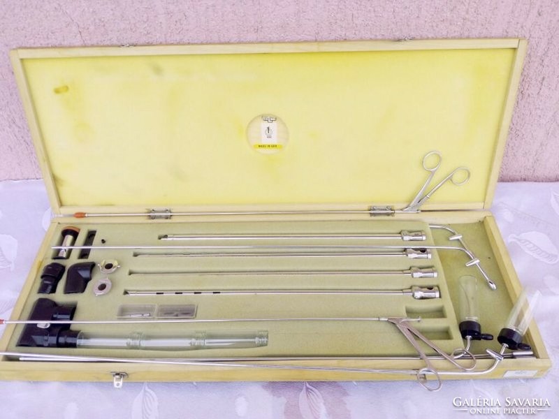 Retro surgical instrument set from ndk. Laparoscope in original box