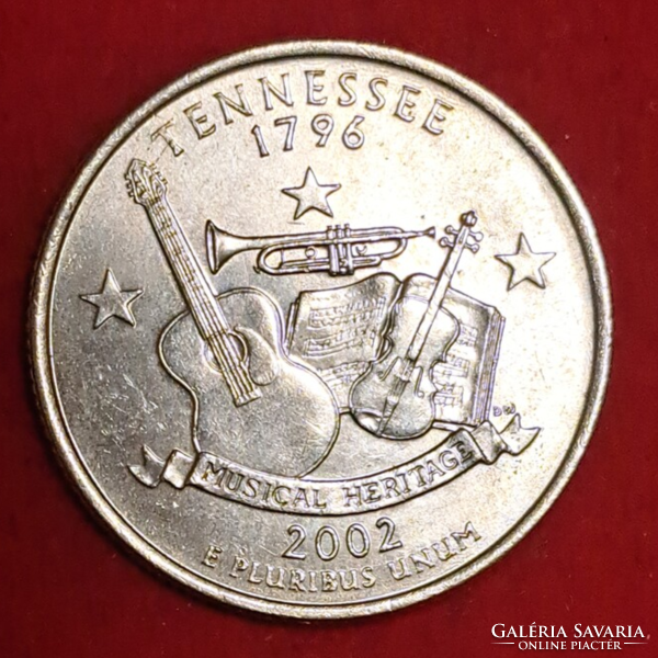 2002.  USA emlék negyed dollár (Tennessee) (370)