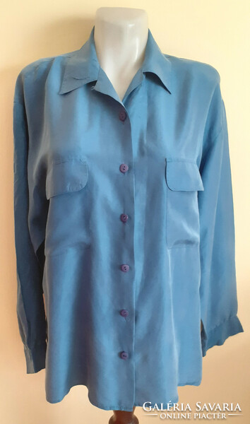 Pure silk shirt, blouse.