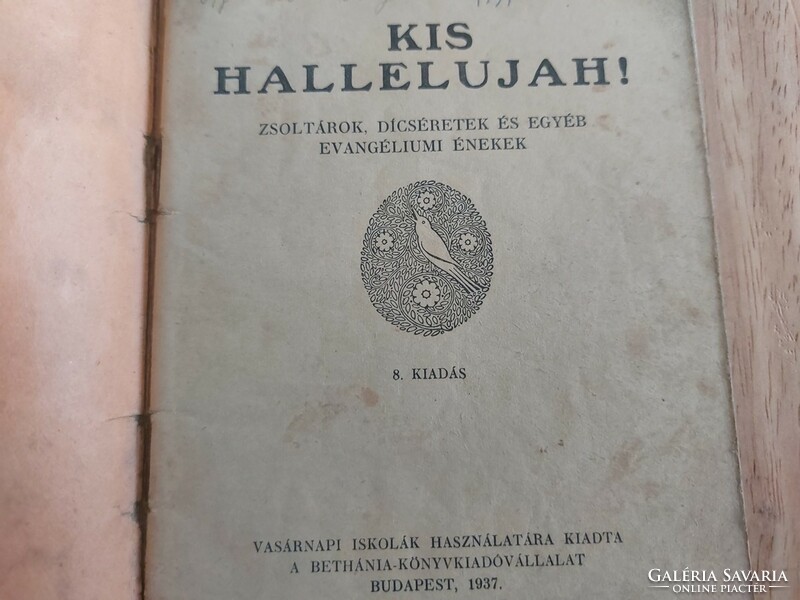 (K) little hallelujah! 1937. Book