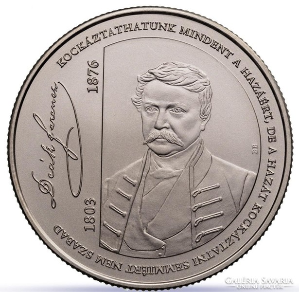 3000 HUF deák ferenc non-ferrous metal commemorative medal 2023 in closed unopened capsule