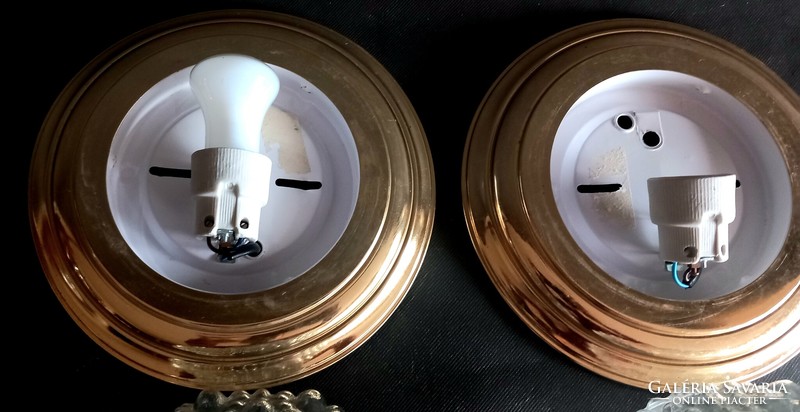 2 hollywood regency ceiling lamps negotiable design