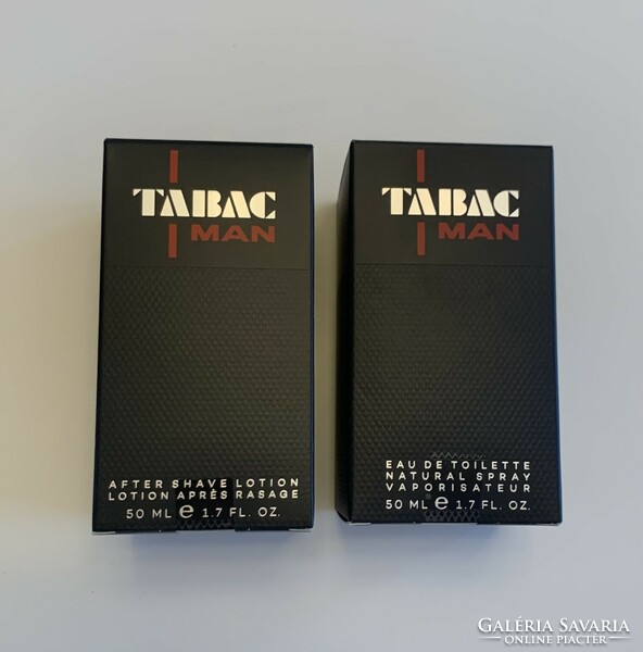 New tabac man perfume edt and after shave lotion 50-50 ml 2 pcs in one