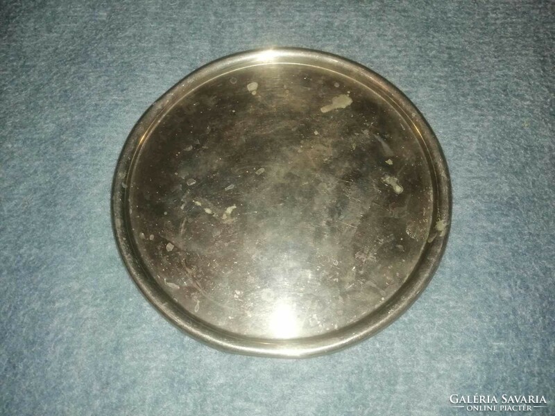 Round metal tray 23.5 cm (a7)