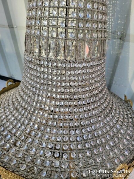 160cm empire fűzött kosaras csillár nagy méretű