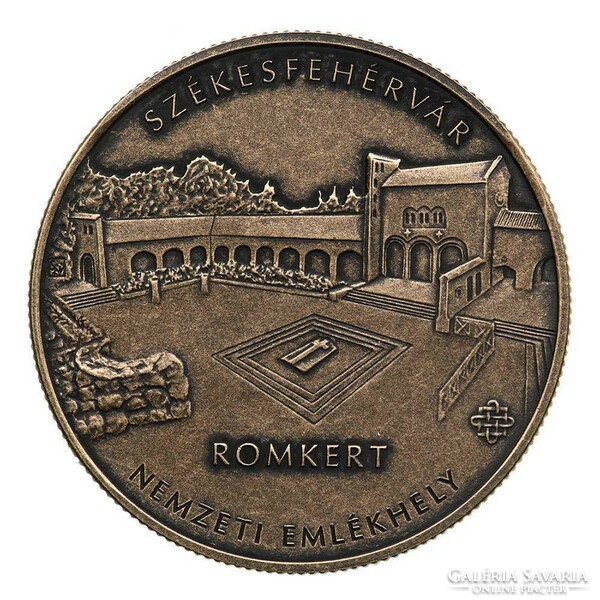 2000 HUF Székesfehérvár ruins 2022 non-ferrous metal commemorative medal in closed unopened capsule