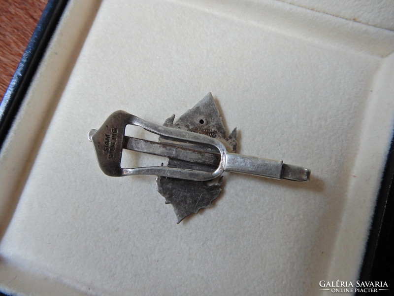 Old Thai silver tie pin
