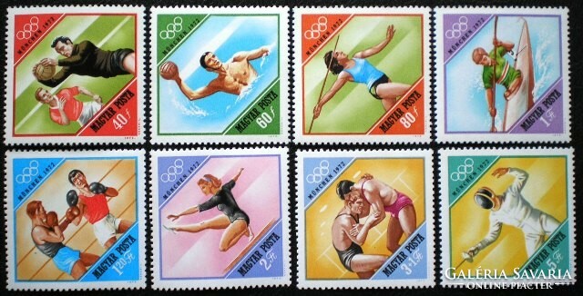 S2788-95 / 1972 Olimpia - München bélyegsor postatiszta