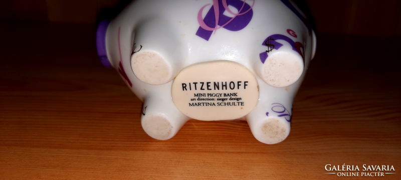 Ritzenhoff pig bush - porcelain