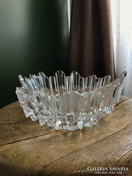 Old Finnish tapio wirkkala, humppila ice glass serving bowl