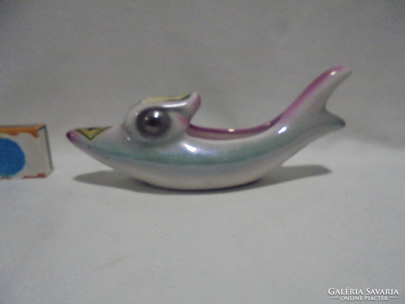 Craftsman ceramic fish bowl - luster glaze