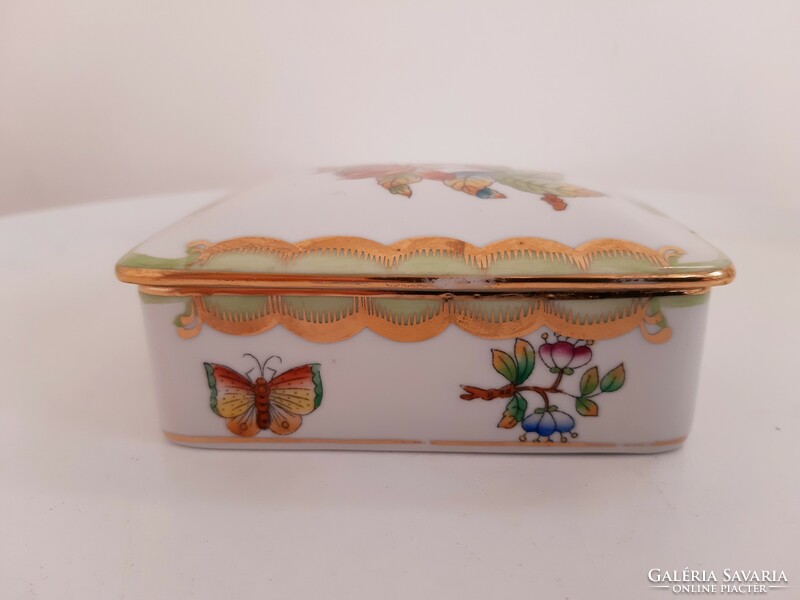 Herend Victoria patterned bonbonier