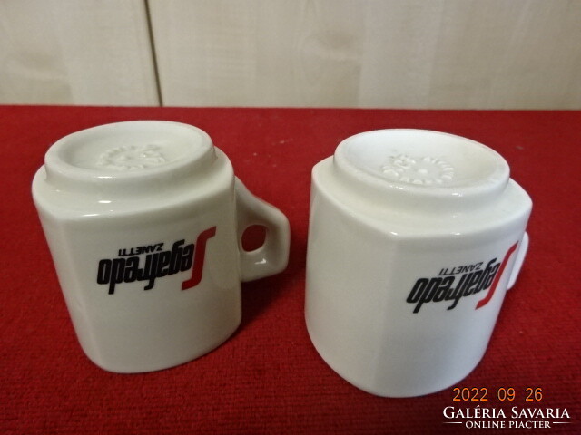 Segafredo coffee cup, cream color, diameter 5.5 cm. Two for sale together. He has! Jokai.